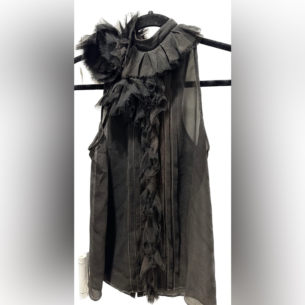 ALL SAINTS | Chiffon sleeveless top | Sz 6